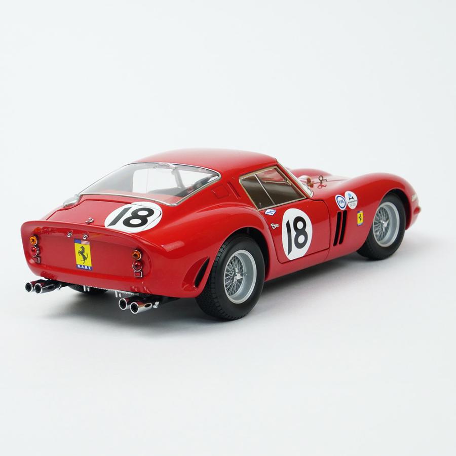 京商 1/18スケール フェラーリ 250GTO 1963 デイトナ 3h #18 レッド KS08438F_1