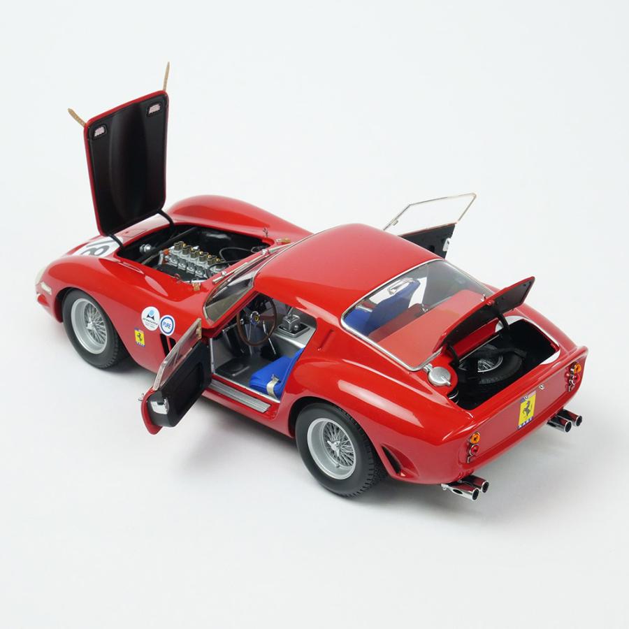 京商 1/18スケール フェラーリ 250GTO 1963 デイトナ 3h #18 レッド KS08438F_4