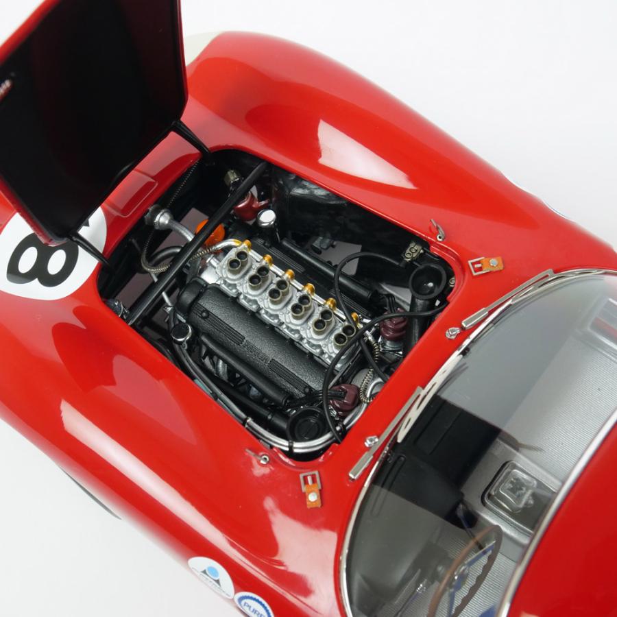 京商 1/18スケール フェラーリ 250GTO 1963 デイトナ 3h #18 レッド KS08438F_5