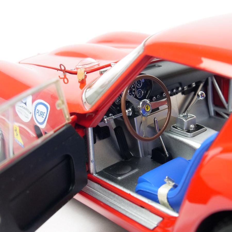 京商 1/18スケール フェラーリ 250GTO 1963 デイトナ 3h #18 レッド KS08438F_6