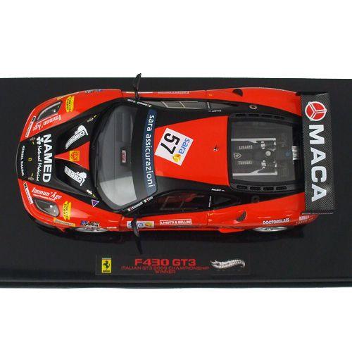マテル 1/43スケール フェラーリ F430 GT3 #57 イタリアンチャンピオンシップ 2009 Winner MT1776W｜br-sf｜03
