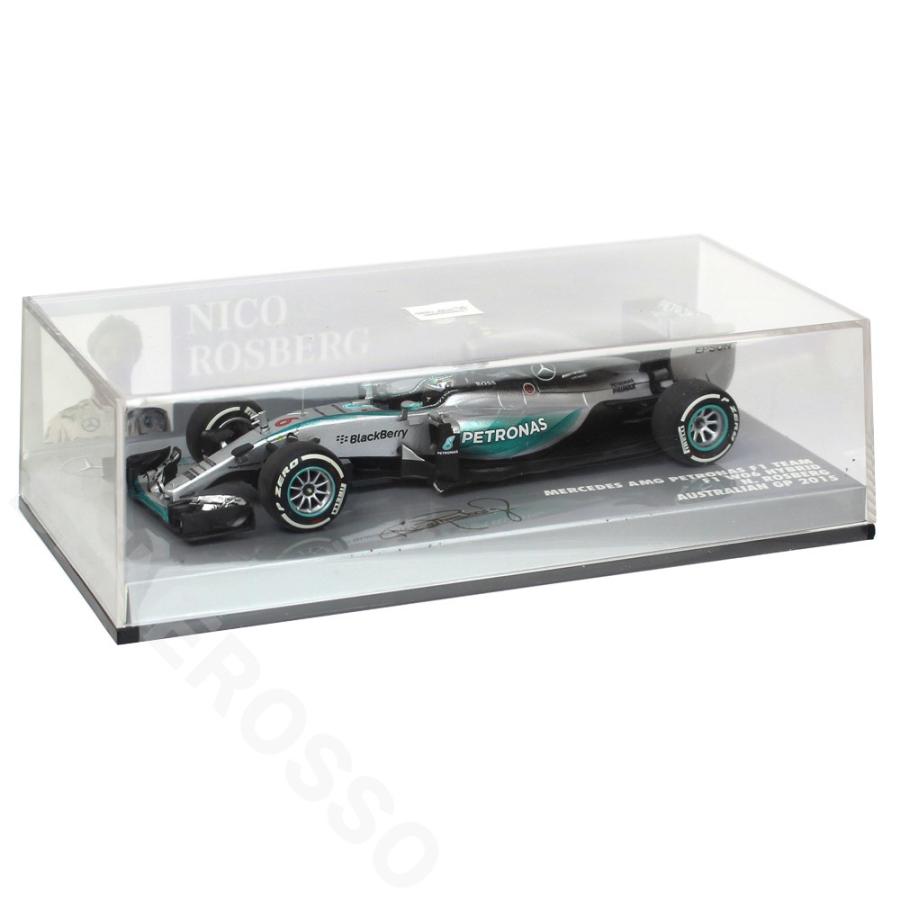 再入荷品 MINICHAMPS 1/43スケール メルセデスAMG ペトロナス W06 ハイブリッド N.ロズベルグ 2015 オーストラリアGP 本戦 4101500006