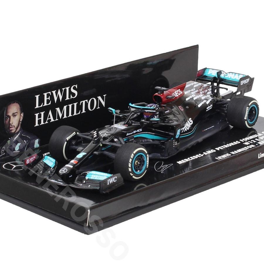 MINICHAMPS 1/43スケール メルセデス AMG ペトロナス フォーミュラワンチーム W12E パフォーマンスL.ハミルトン バーレーンGP 2021 410210144