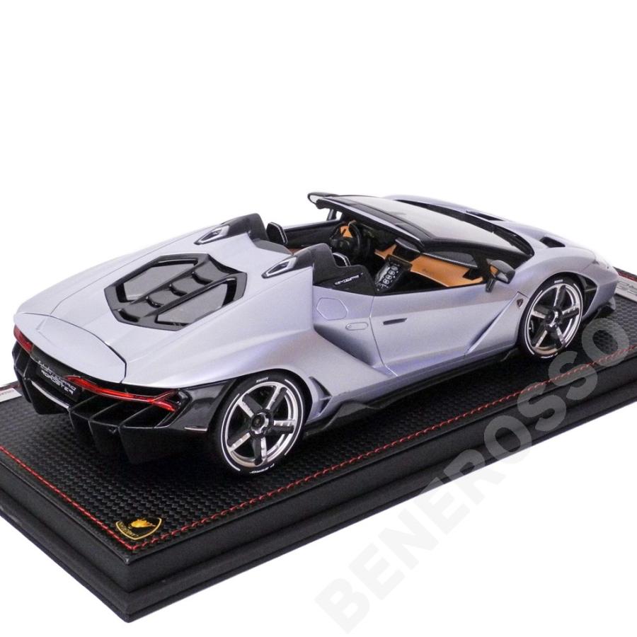 MRコレクション 1/18スケール ランボルギーニ センテナリオ ロードスター Argent Centenario LAMBO25A｜br-sf｜02