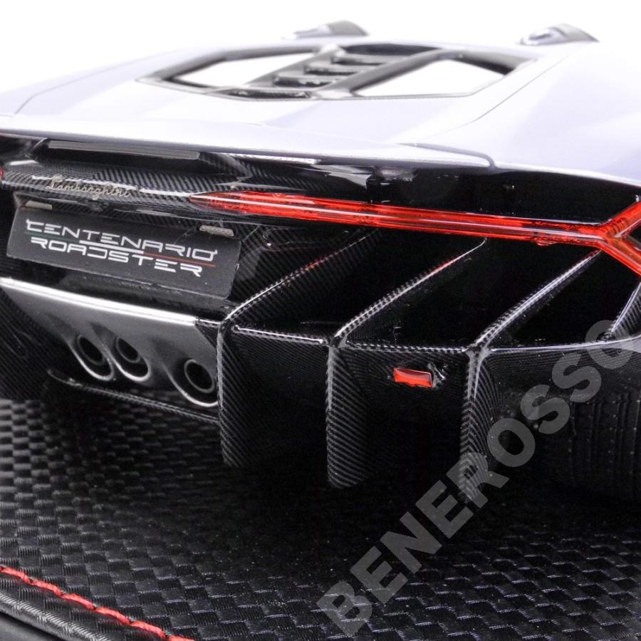 MRコレクション 1/18スケール ランボルギーニ センテナリオ ロードスター Argent Centenario LAMBO25A｜br-sf｜06