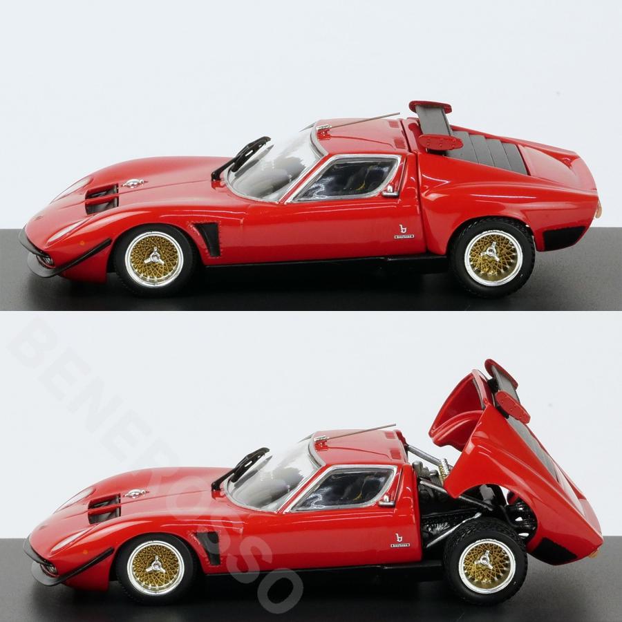 京商 1/43スケール ランボルギーニ ミウラ SVR (レッド/ブラック 