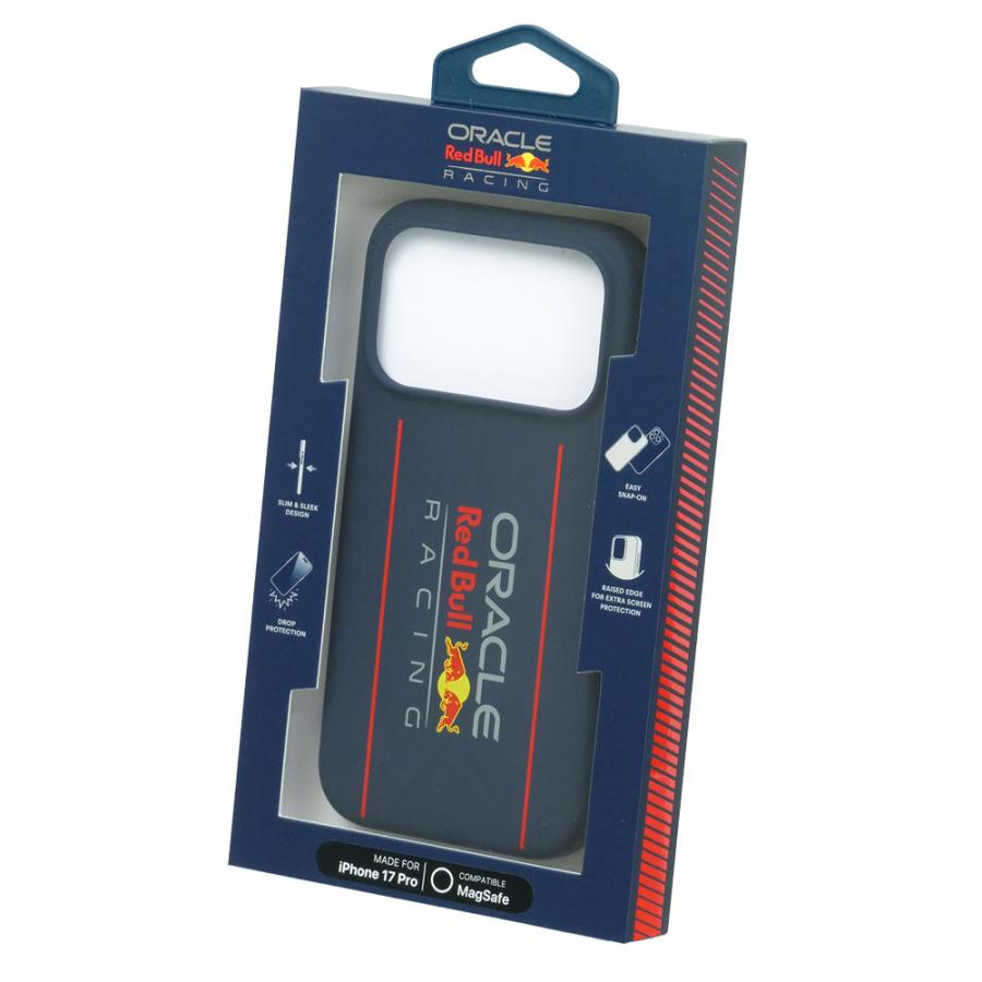 オラクル レッドブル レーシング iPhone 17Pro シリコン バックカバー