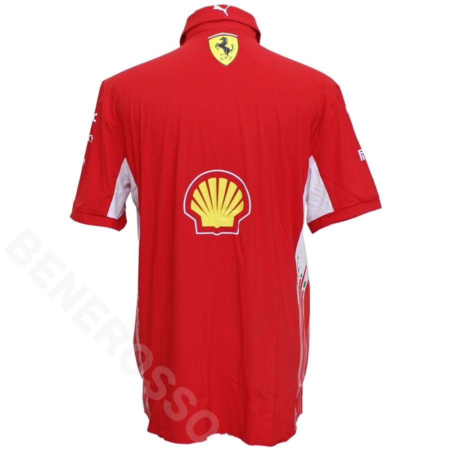 フェラーリ 2018 クルー支給用 チームシャツ レッド【返品・交換対象外】の画像