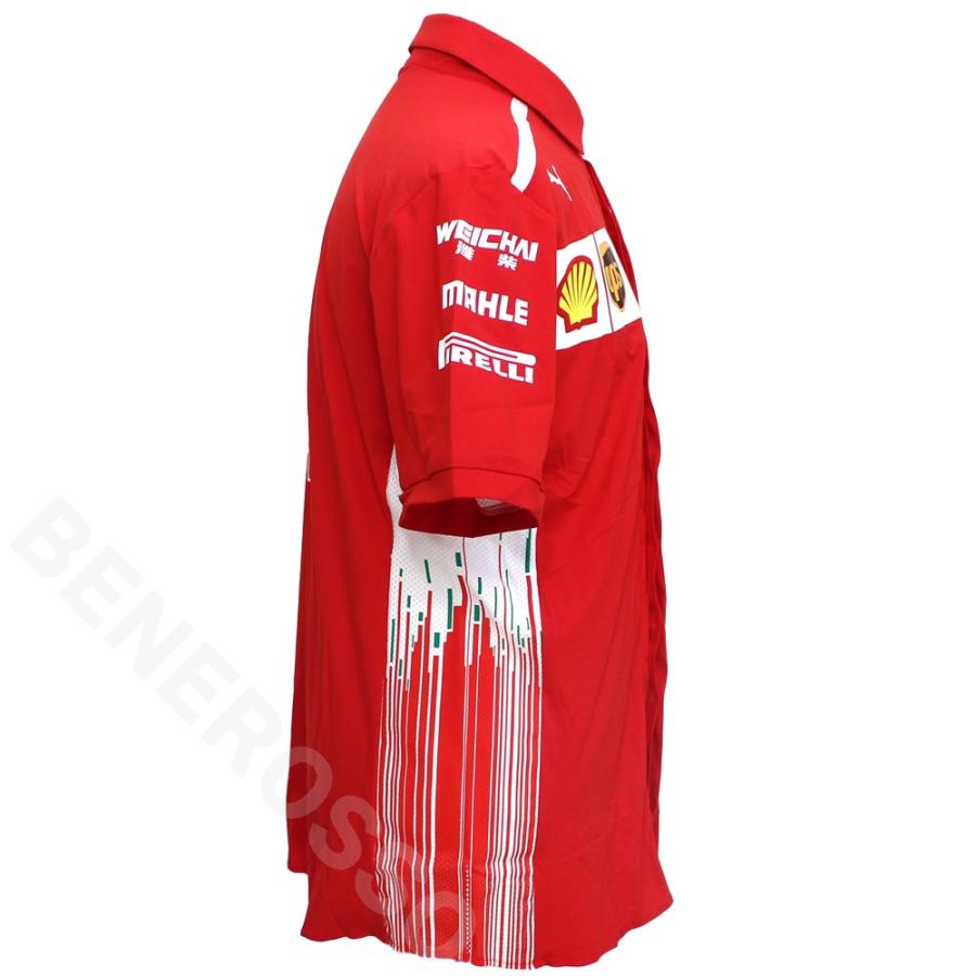 フェラーリ 2018 クルー支給用 チームシャツ レッド【返品・交換対象外】の画像
