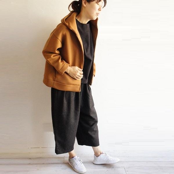 ルーニィ新品⭐️洗える❗️ダンボールニットフードアウターマウンテンパーカーブルゾン ルーニィ新品⭐️洗える❗️ダンボールニットフードアウターマウンテン