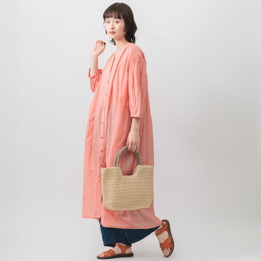 M.M.O. ふんわり素材◎体系カバーも叶う羽織り Vネック シャツ ワンピース COT2750 服 大人の ナチュラル ゆったり きれいめ シンプル カジュアル 大人女子 |  | 02