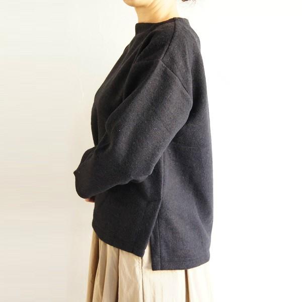 LE VENT SOUFFLE ルヴァンスフル ウール ダブルフェイス ボートネック  