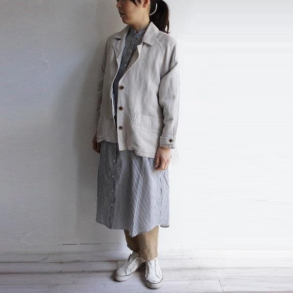 SUNVALLEY サンバレー リネン 麻 テーラード ジャケット tukuroi ツクロイ TK201227 sunvalley 服 大人の ナチュラル ゆったり きれいめ シンプル | SUN VALLEY | 05