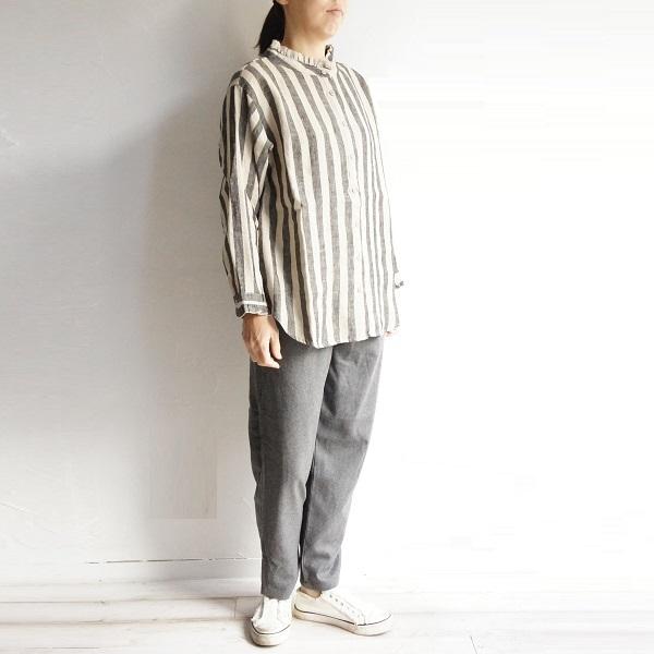 ウール タック テーパードパンツ ubasoku ウバソク 服 大人 ナチュラル ubasoku ウバソク ウール タック テーパードパンツ ub0711 服