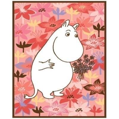 Moomin ムーミン アクリルハーフ毛布 ムーミンの花束 100 140cm 記念日