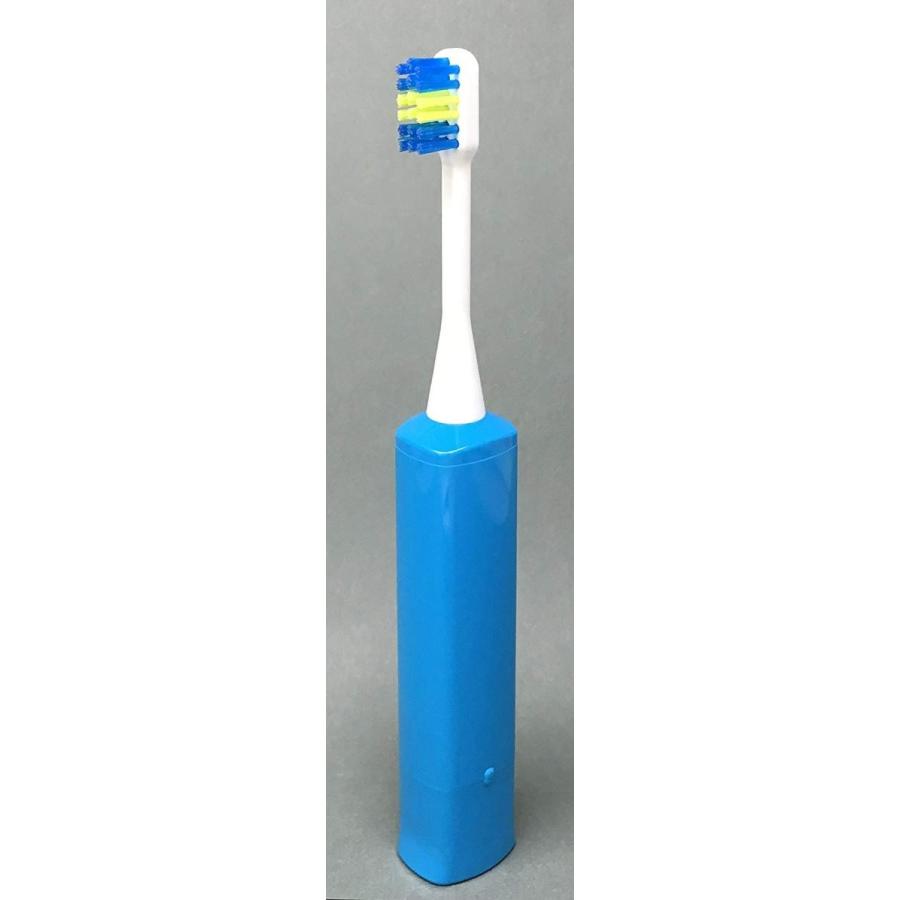 ミニマム 電動付歯ブラシ こどもハピカ でおすすめアイテム ブルー 毛の硬さ やわらかめ Dbk 1b Bp
