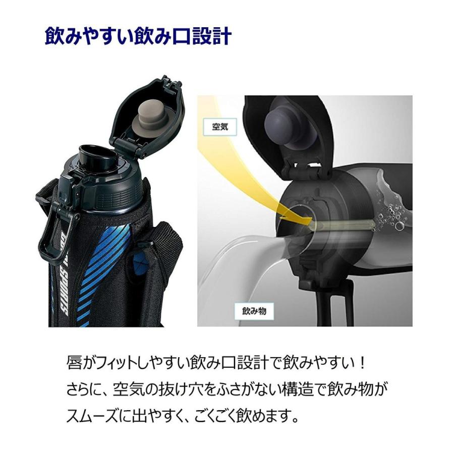 象印 Zojirushi 水筒 直飲み スポーツタイプ ステンレスクールボトル 1 0l ブルーブラック Sd Fa10 Braggart 通販 Yahoo ショッピング