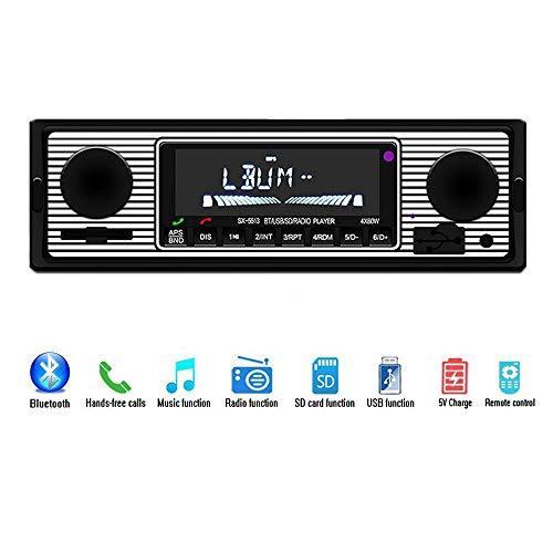 Towoto カーオーディオ Bluetooth対応 カーステレオ Mp3プレーヤー Fmラジオプレーヤー ハンズフリー通話サポート Aux Braggart 通販 Yahoo ショッピング