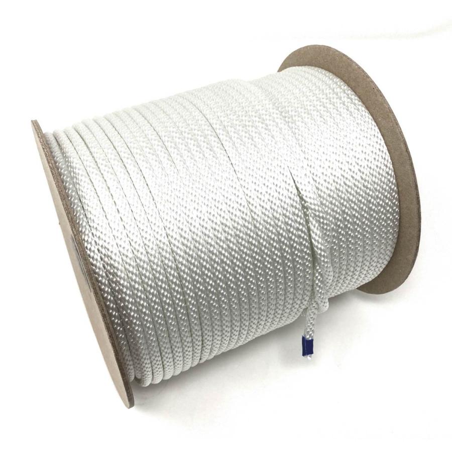 ビニロンS金剛打ロープ5mm白300m巻 輸入ビニロン素材 金剛打ロープ 白