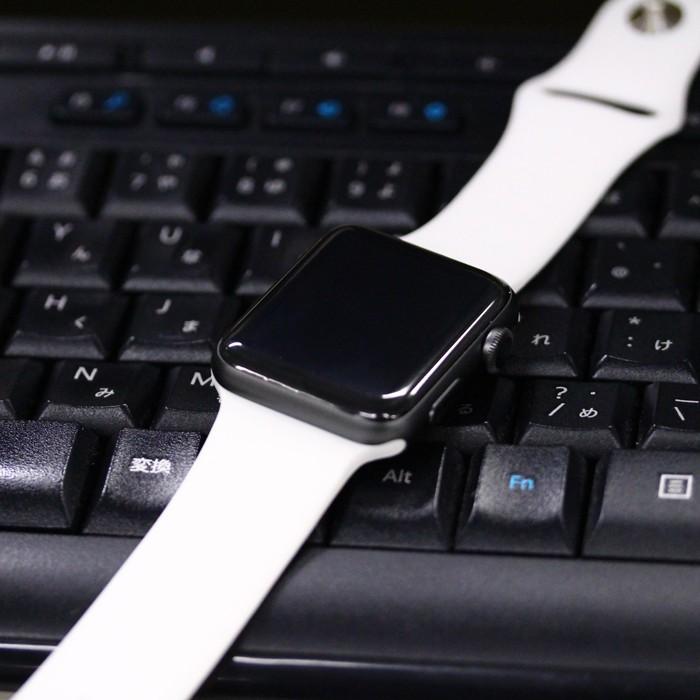 アップルウォッチ Apple Watch バンド Series シリーズ 1 2 3 4 38mm 40mm 42mm 44mm バンド シリコン スポーツバンド 腕時計 汎用モデル B808 時計 部品のウォッチパーツストア 通販 Yahoo ショッピング