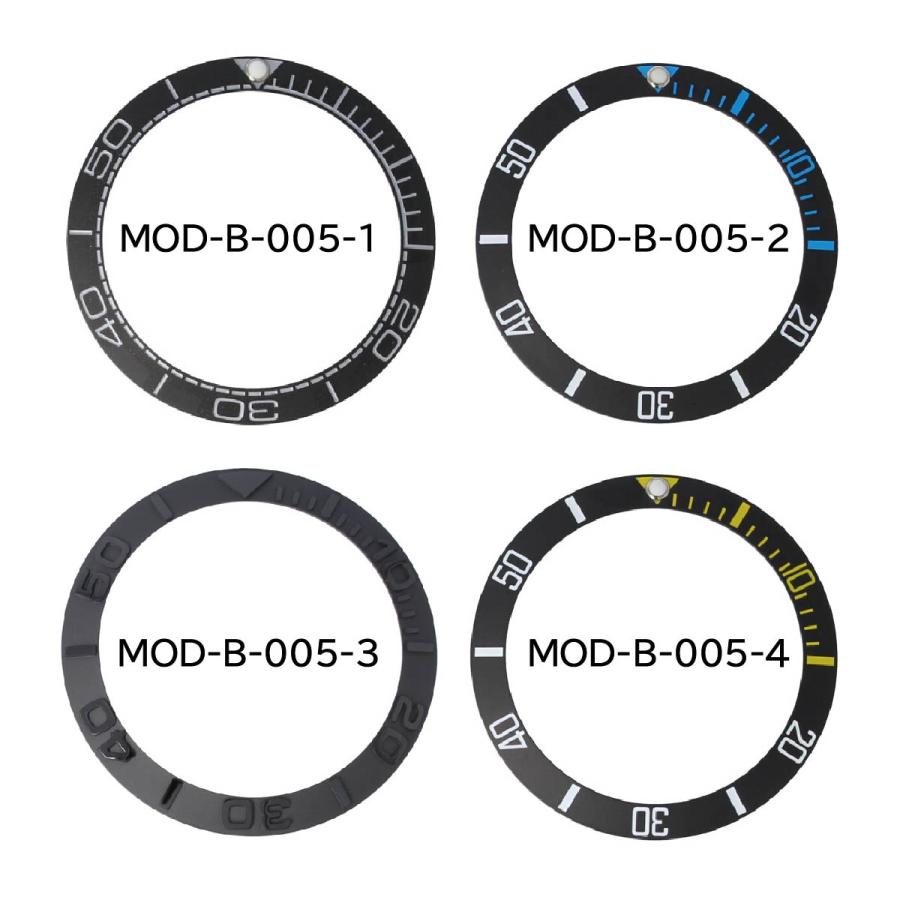 時計部品 SEIKO セイコー MOD カスタムパーツ ベゼル スロープ