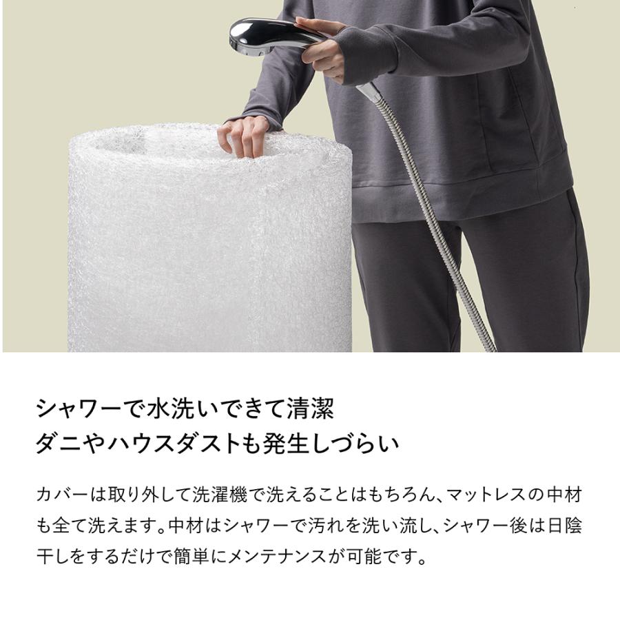 今の寝具に重ねて使える マットレス ブレインスリープ マットレス オーバーレイ SEMI DOUBLE_7