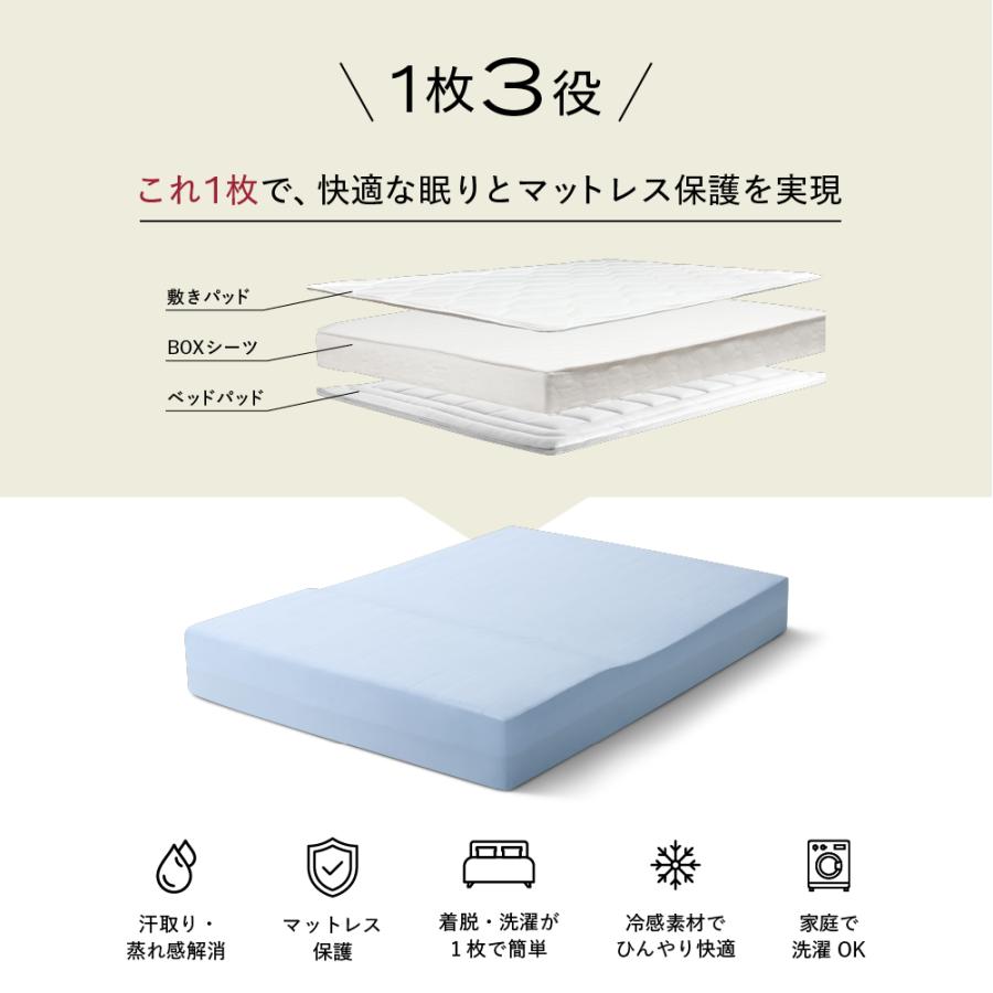 ブレインスリープ 夏用シーツ マットレスプロテクター パーフェクト 