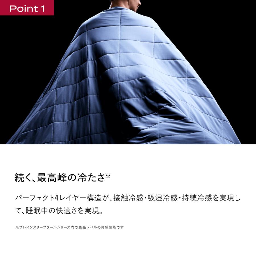 ブレインスリープ 夏用掛け布団 ひんやり コンフォーター パーフェクト