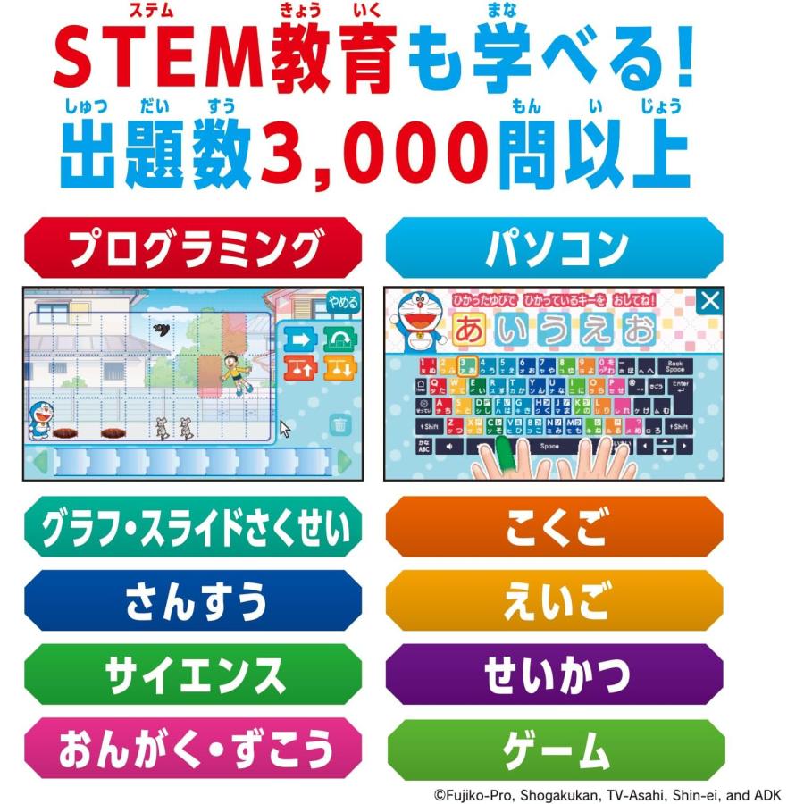 バンダイ ドラえもんAIパソコン ドラえもん おもちゃ 子供 学習 知育