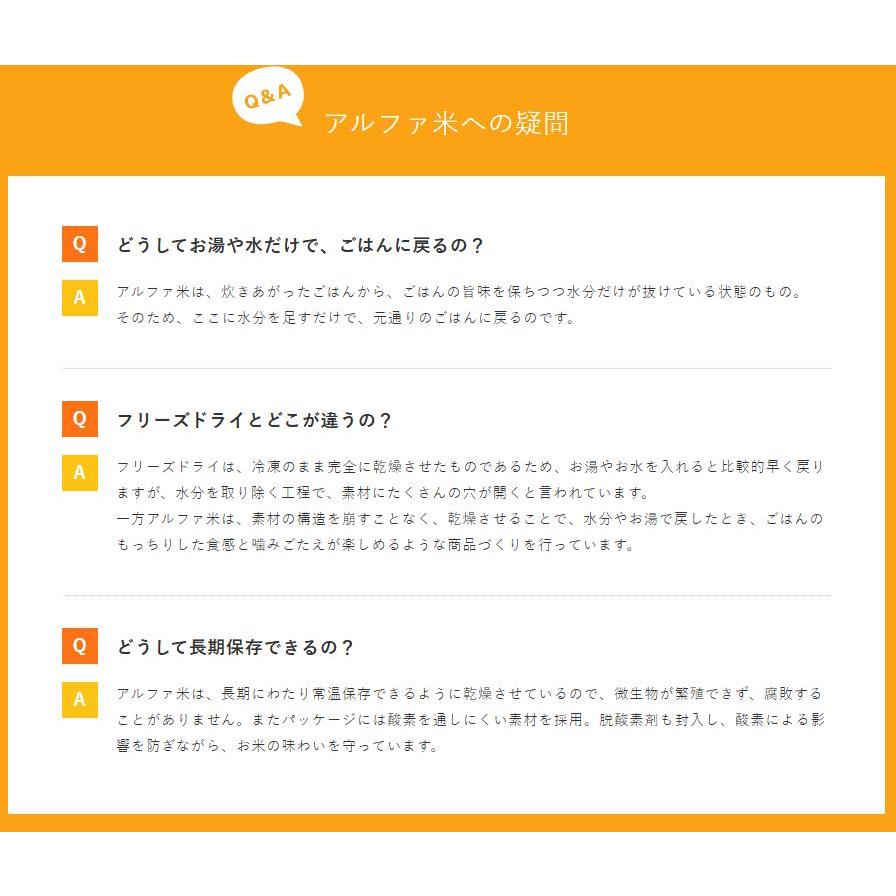 尾西食品 アルファ米 人気商品5種 2袋 合計10袋セット わかめごはん