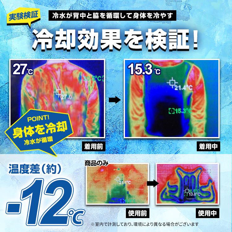 【改良新型モデル】送料無料(一部地域除く) ブレイン 水冷ベスト レギュラーサイズ【 水冷服 タンクが選べる！(フルセット バッテリー付)】