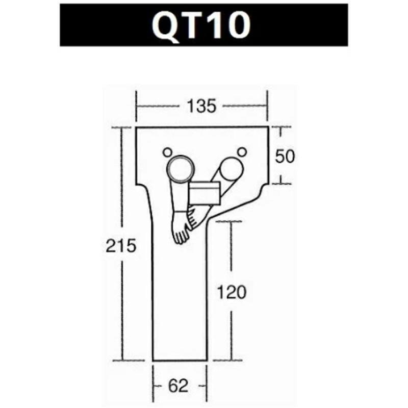 アスベスト処理用 グローブバッグ QT10 20枚入 パイプ径25cm以下横パイプ用グローブバック 石綿除去 |  | 01