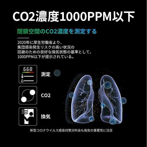 二酸化炭素濃度測定器 TOAMIT 東亜産業 エアモニター1 アラームLEDで