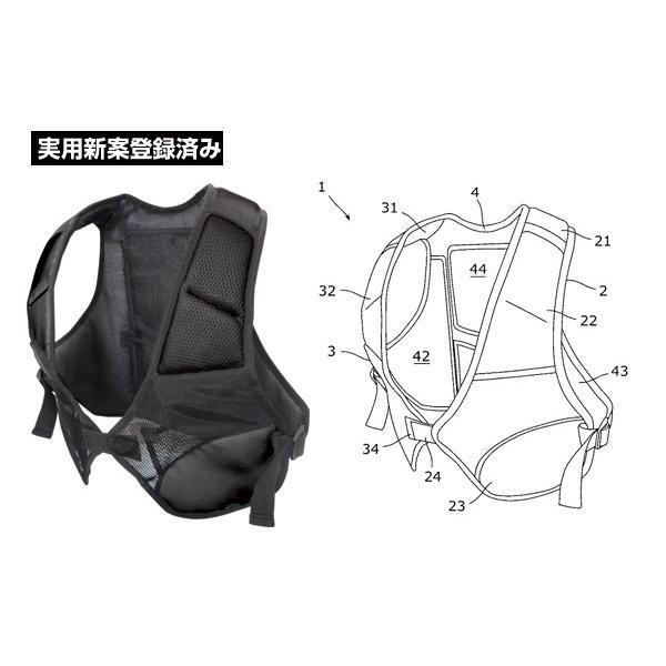 フルハーネス インナーパット BR-10000  空調エアコン服 空気の通り道で涼しく ベスト インナースペーサー アイスベスト 実用新案登録済み ブレイン | ブレイン | 05
