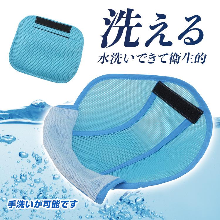 ヘルメット用ネッククーラー BR-573 ヘルメット汗取りインナー クーリングヘルパッド 額部分に汗取りパッド 熱中症グッズ 保冷剤別売 |  | 03