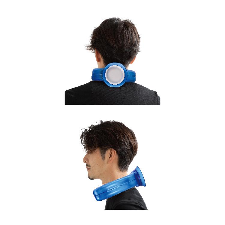 ブレイン BR-784 アイシングネックリング（ネッククーラー）熱中症対策 スポーツ観戦 氷嚢 氷のう ネッククール アイシング氷のう 2WAYで使える！ | ブレイン | 05