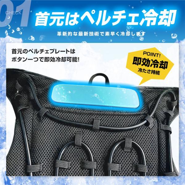 新型モデル BR-871-2-1特大】ブレイン ペルチェ水冷服ベスト (服のみ