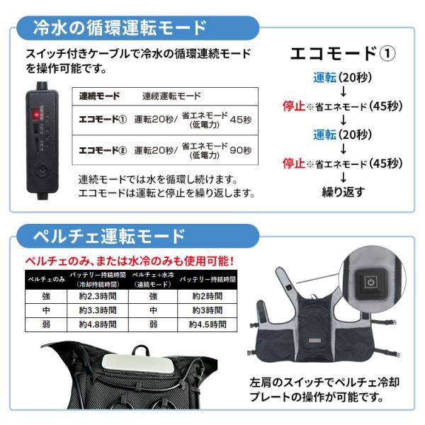 BR-871 ブレイン ペルチェ水冷服ベスト フルセット バッテリー付 レギュラーサイズ 熱中症対策 アウトドア |  | 12