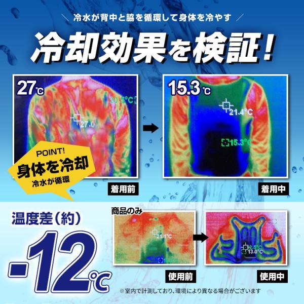 BR-871 ブレイン ペルチェ水冷服ベスト フルセット バッテリー付 レギュラーサイズ 熱中症対策 アウトドア |  | 04