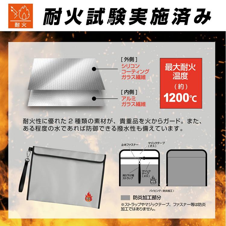 耐火バック3点セットBR-945 バッテリーケース SGS認証取得済み 防火ケース 耐火ケ一ス | ブレイン | 01