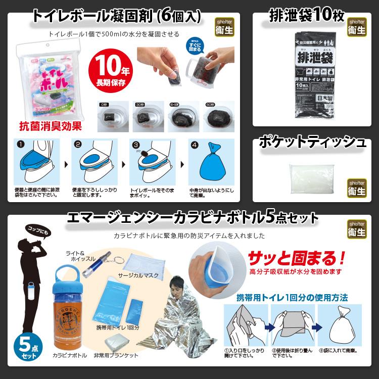 車載用 防災セット BR-960 大雪 豪雪 自然災害や交通渋滞に 車用の防災セット 脱出ハンマー 防寒 備蓄水など充実のセット内容 |  | 10