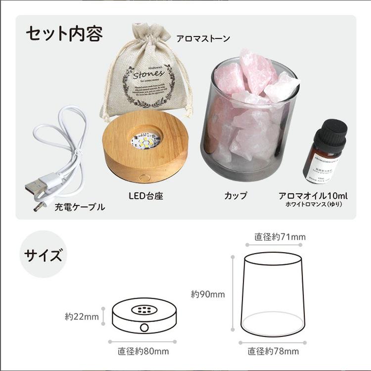 LEDアロマストーンセット BR-A1001 ラビン アロマストーンセット