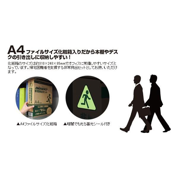 送料無料！帰宅支援に特化「非常持出セット　23点セット　CS-70」非常用持出しセット　防災セット　帰宅支援セット｜brain｜03