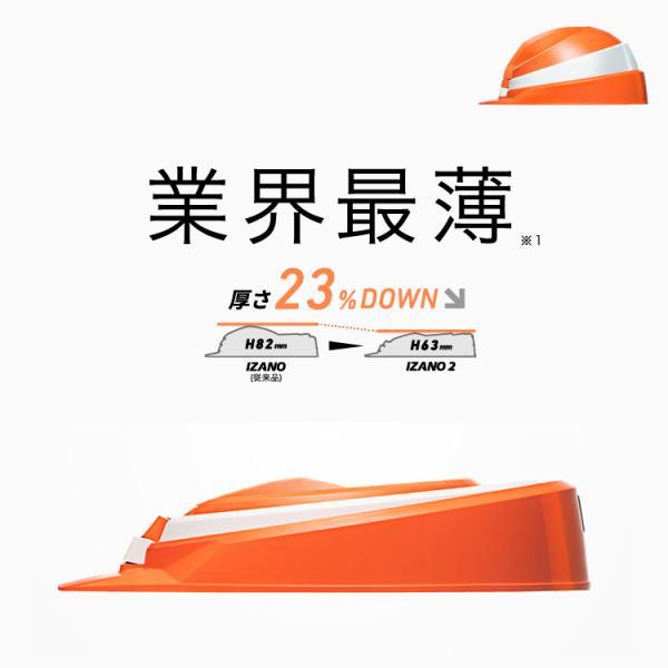 ラスト３セット　新品4個　　IZANO 2 防災ヘルメット オレンジ 防災ヘルメット】 DICプラスチック IZANO（イザノ） IZANO2 MET