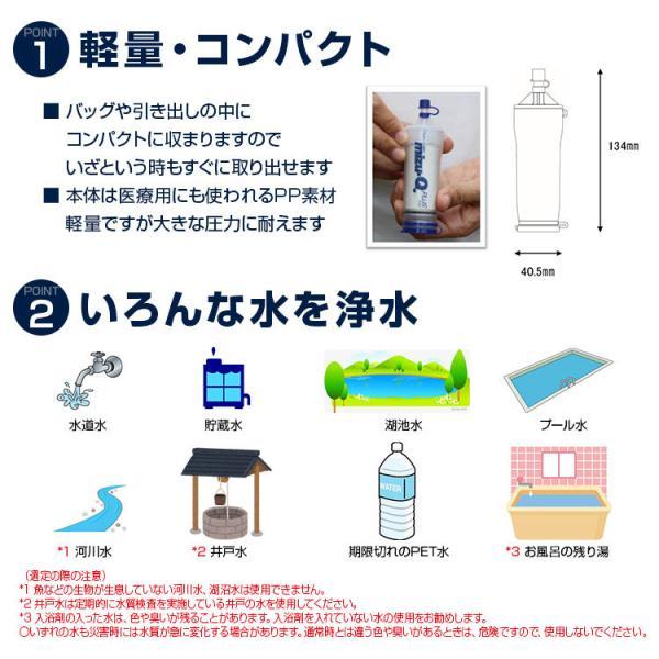 水-mizu-ページです！ 携帯型浄水器mizu-QPLUS（ミズキュープラス） | BOUSAI FARM