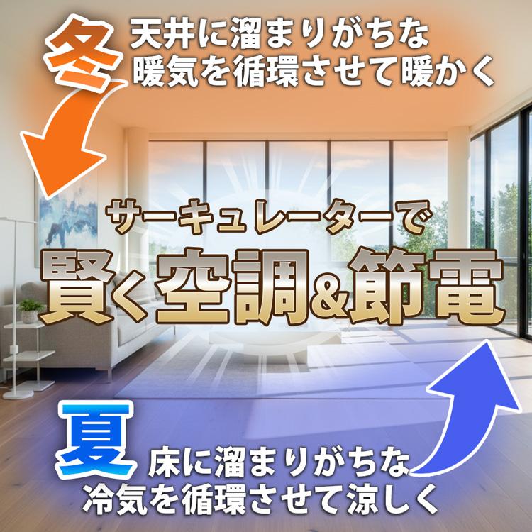 TEKNOS（テクノス） TEKNOS SAK-260W サーキュレーター フルリモコン
