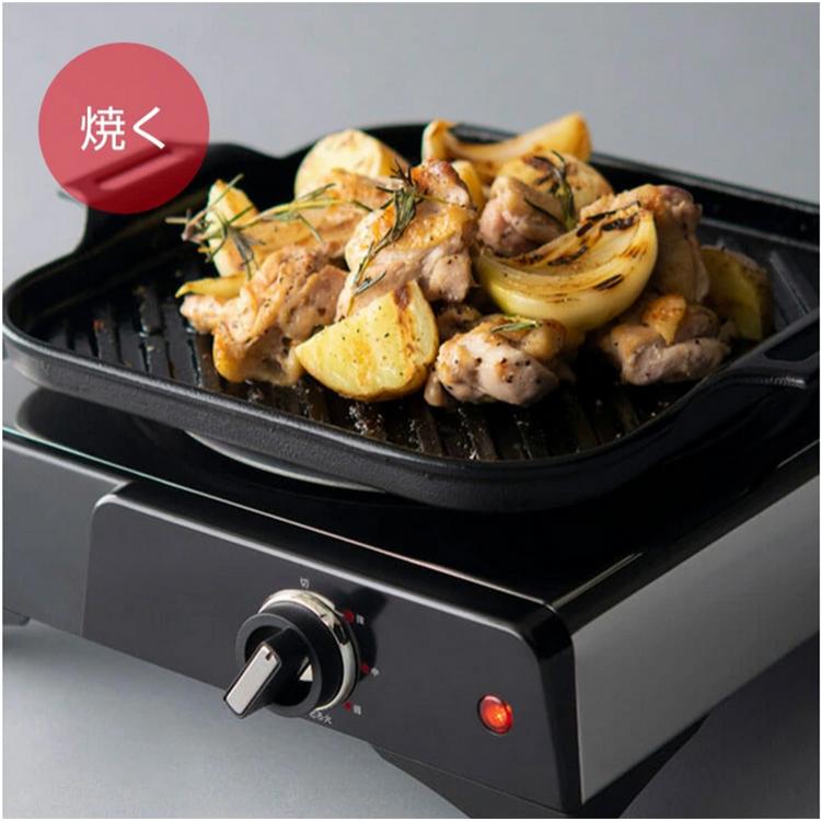 SURE 【入荷待ち】電気コンロ SK-1200V クッキングヒーター 石崎電機