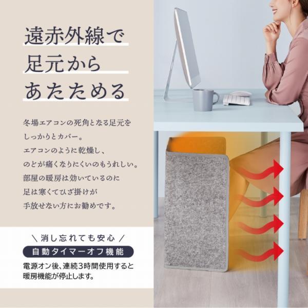 東亜産業 遠赤外線 パネルヒーター 洗える膝掛け付き TOA-TM-LV-PNLHT