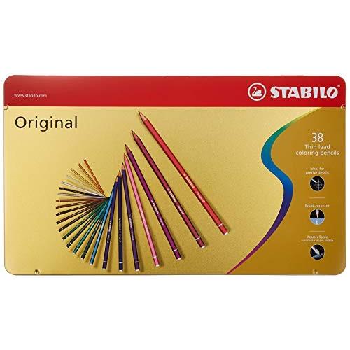STABILO スタビロ 水彩色鉛筆 オリジナル 38色 8778-6