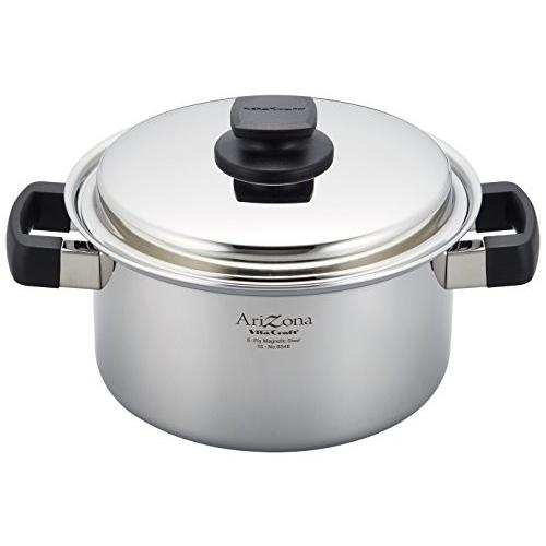 ビタクラフト 両手鍋 アリゾナ 21cm レシピ付 8546 シルバー